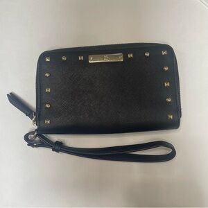 Black Studded Wristlet Wallet NY & Co